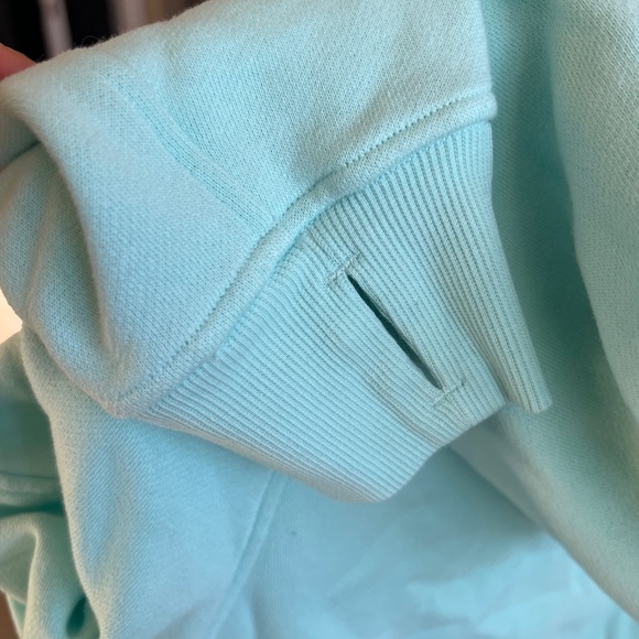 Lululemon Athletica Mint Green / Blue Zip-Up Hoodie XS - Picture 4 of 4